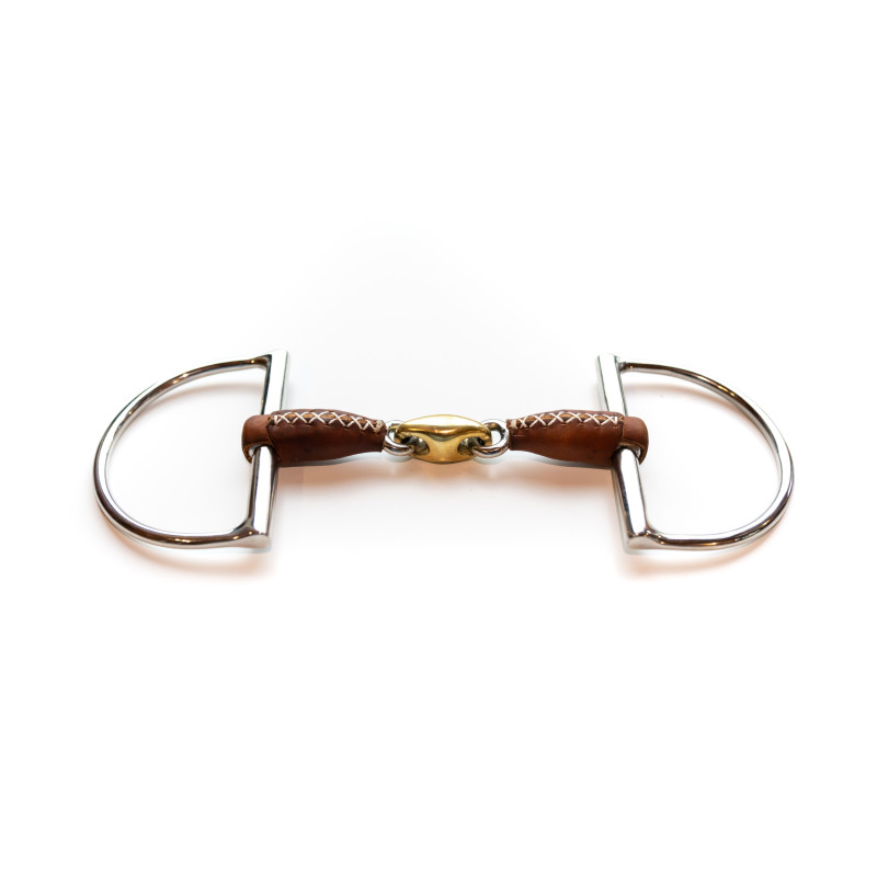 Mors verdun US double brisure recouvert de cuir - Jump'in| M&M