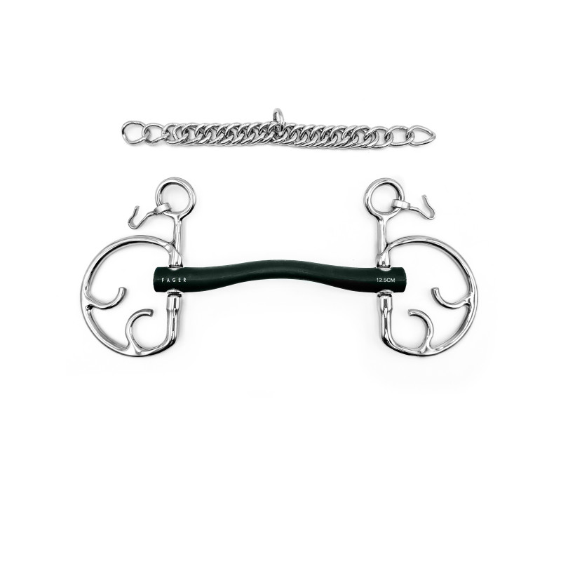 Mors Goyo AgaAndrea droit à passage de langue - Fager | Mors & More