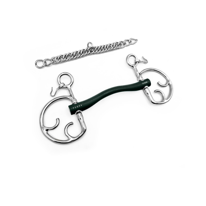 Mors Goyo AgaAndrea droit à passage de langue - Fager | Mors & More