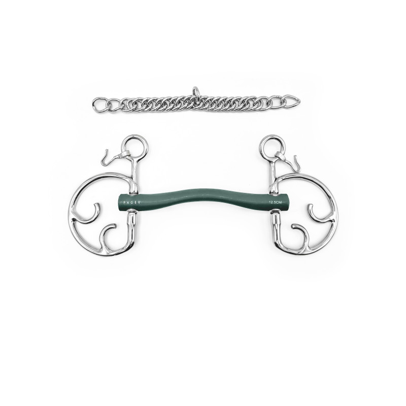 Mors Goyo AgaAndrea droit à passage de langue - Fager | Mors & More