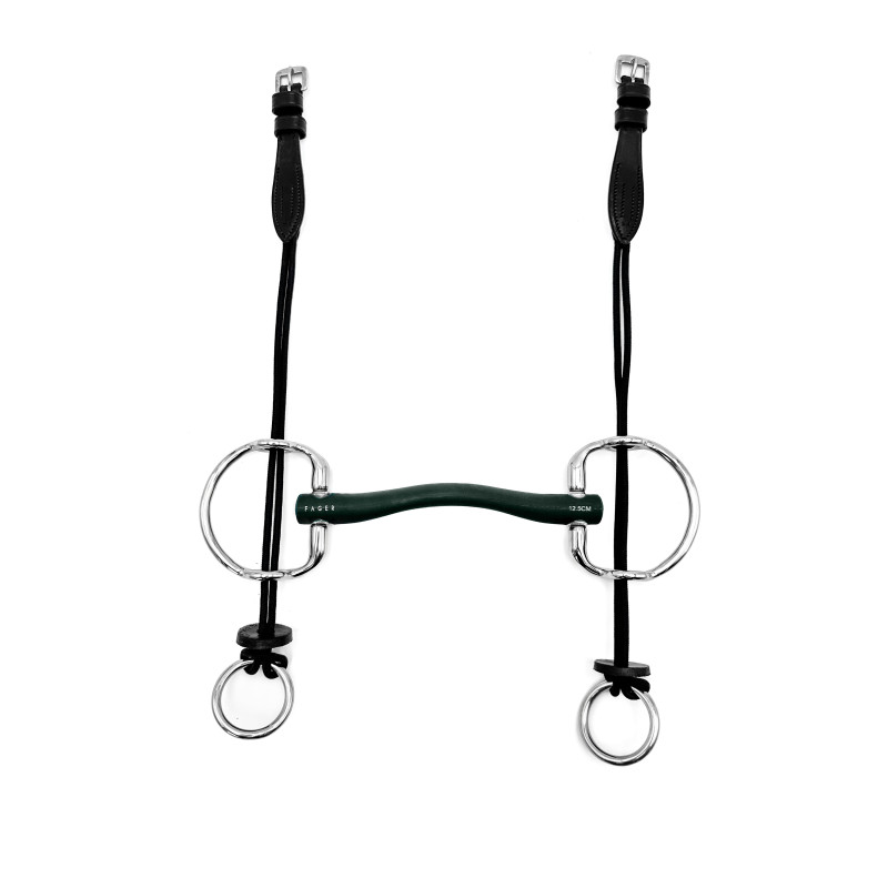 Mors releveur olives Andrea droit à passage de langue - Fager | Mors & More