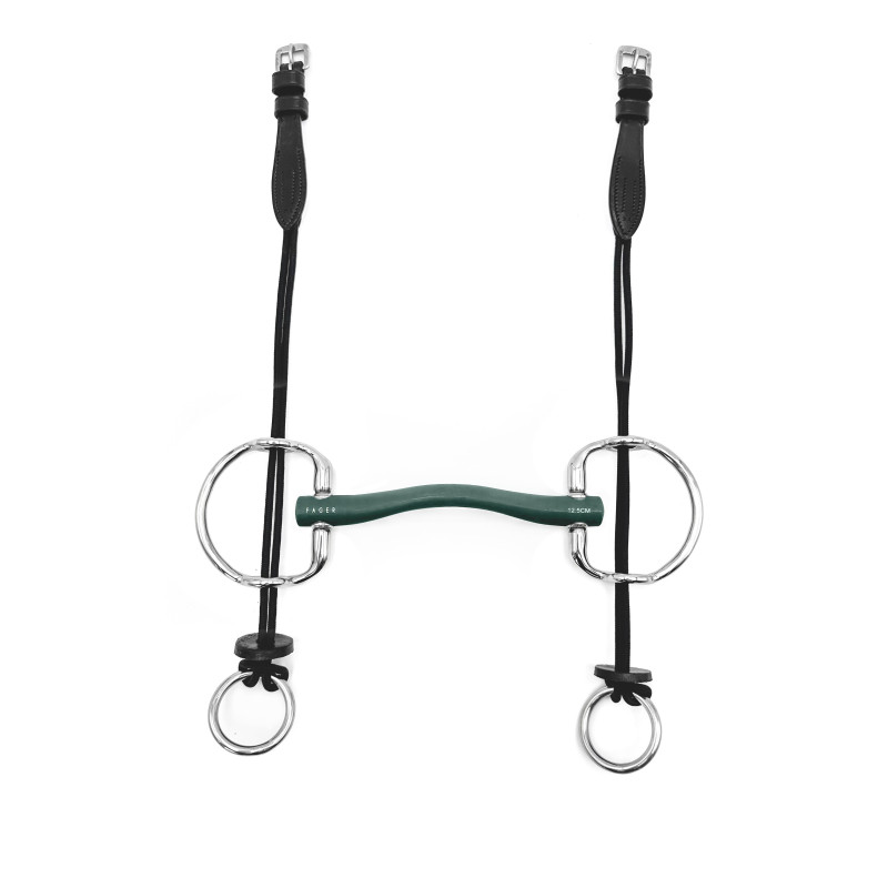 Mors releveur olives Andrea droit à passage de langue - Fager | Mors & More