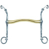 Mors de bride fine line droit passage de langue Sweet copper - Stübben