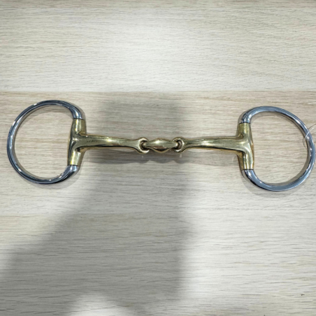 Double Jointed Eggbutt Snaffle Slightly Curved Soft Contact used  - BR | Mors & More