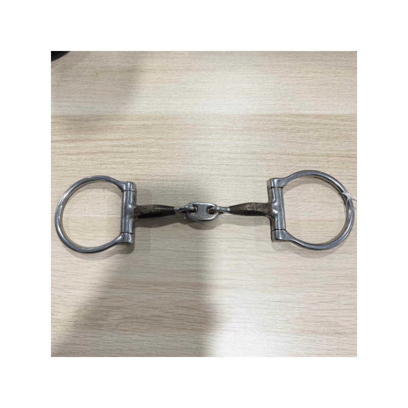 Used double-jointed olive bit with tongue plate - Fager | Mors & More