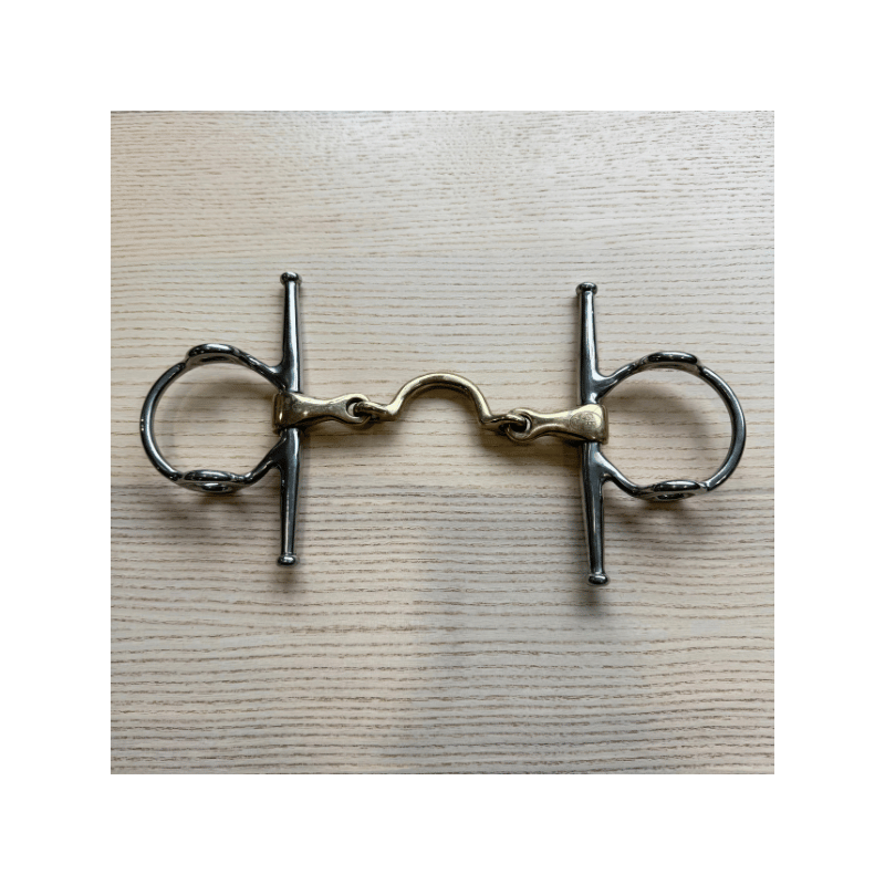 Full cheek gag bit high port loose used - Jump'in| Mors & More