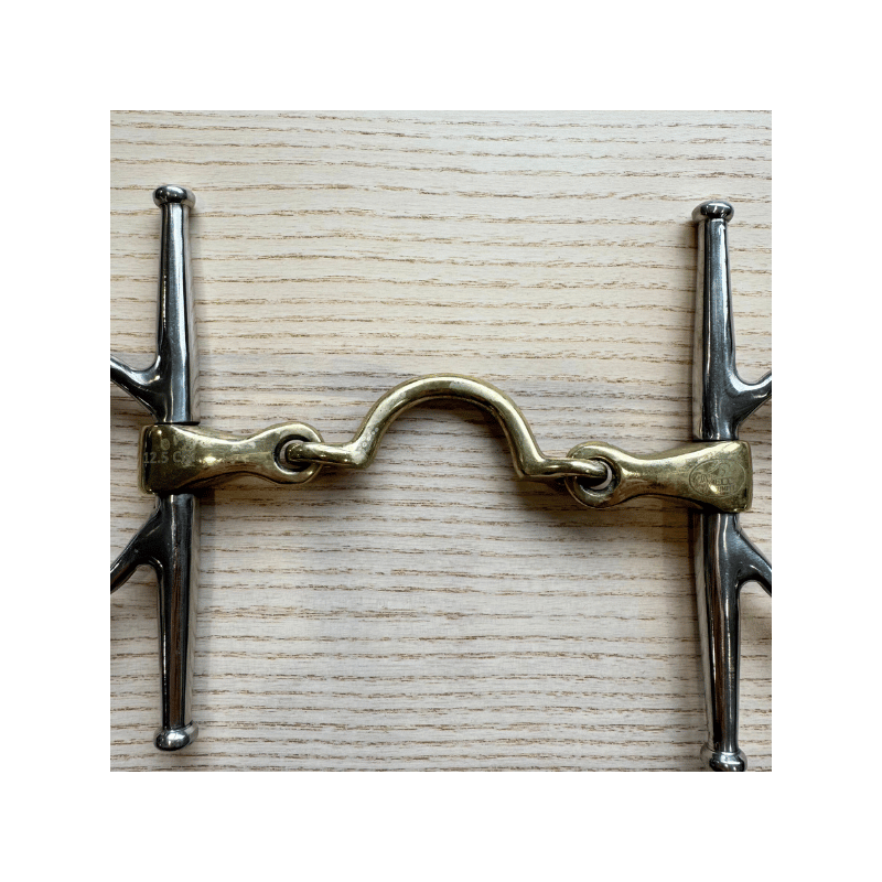 Full cheek gag bit high port loose used - Jump'in| Mors & More