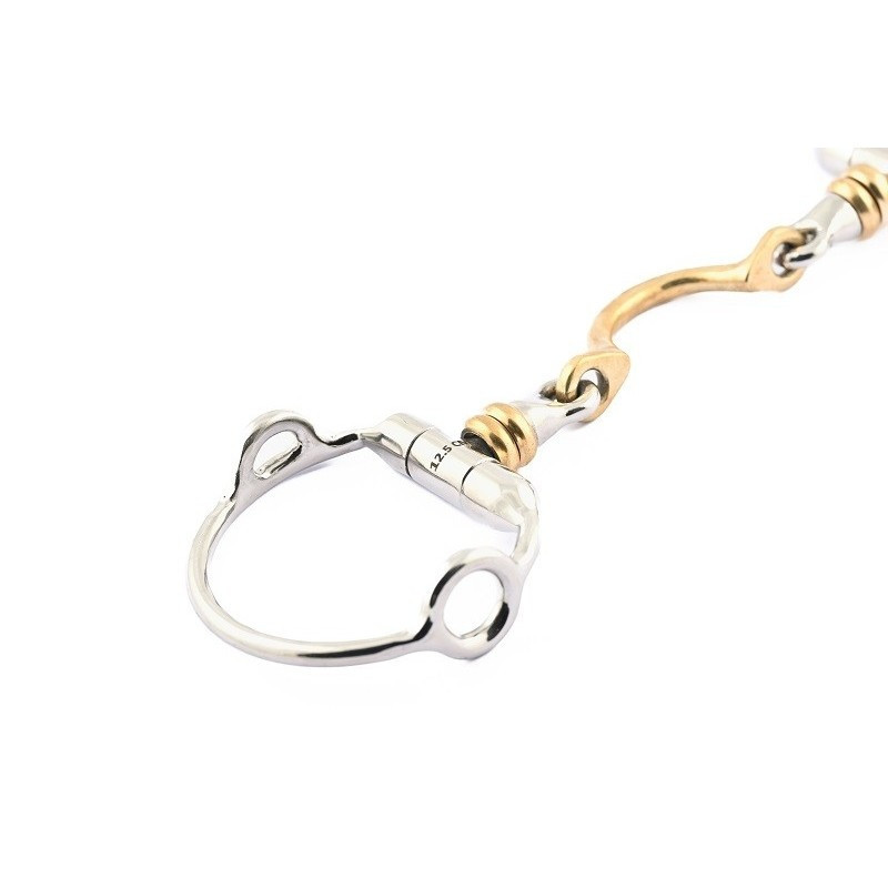 Mors Releveur olives Rouleaux avec passage de langue - Jump'in | Mors & More