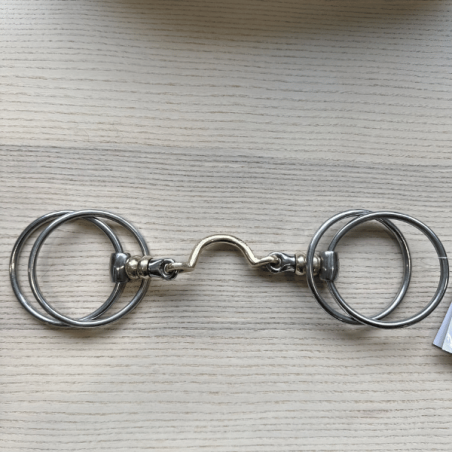 Mors 4 anneaux à rouleaux passage de langue d'occasion - Jump'in | M&M