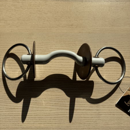 Loose ring bit with tongue port snaffle used - Beris | Mors & More