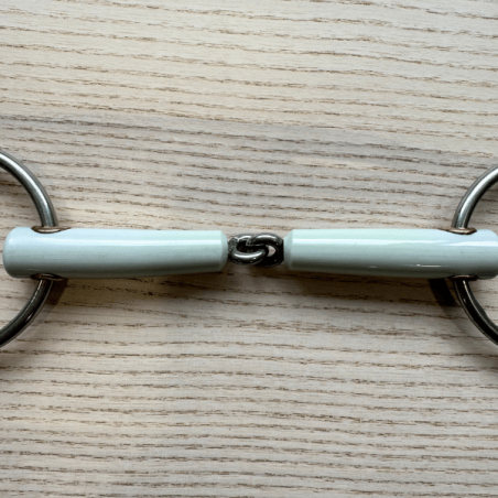 Snaffle bit loose ring singled jointed resin used - Beris| Mors & More