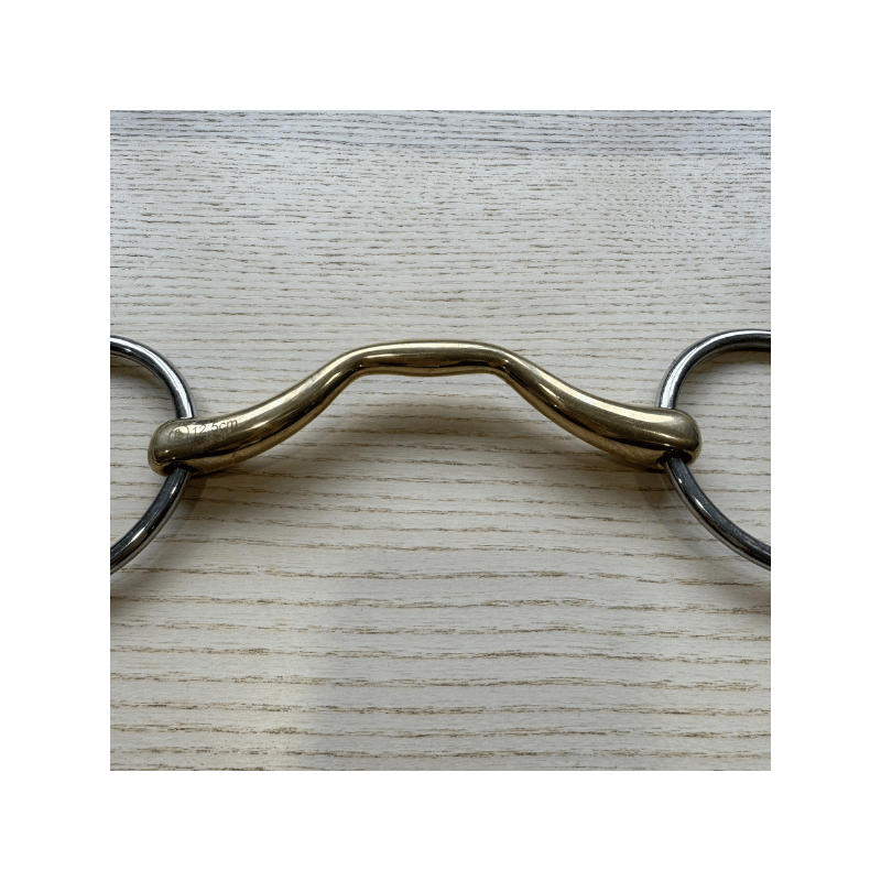 Mors 2 anneaux droit à passage de langue soft contact d'occasion - BR| Mors & More