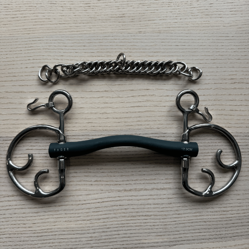 Andrea Rubber bit Kimblehook used- Fager| Mors & More