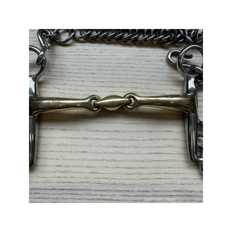 Pelham double Jointed Soft Contact short cheeks used  - BR | Mors & More