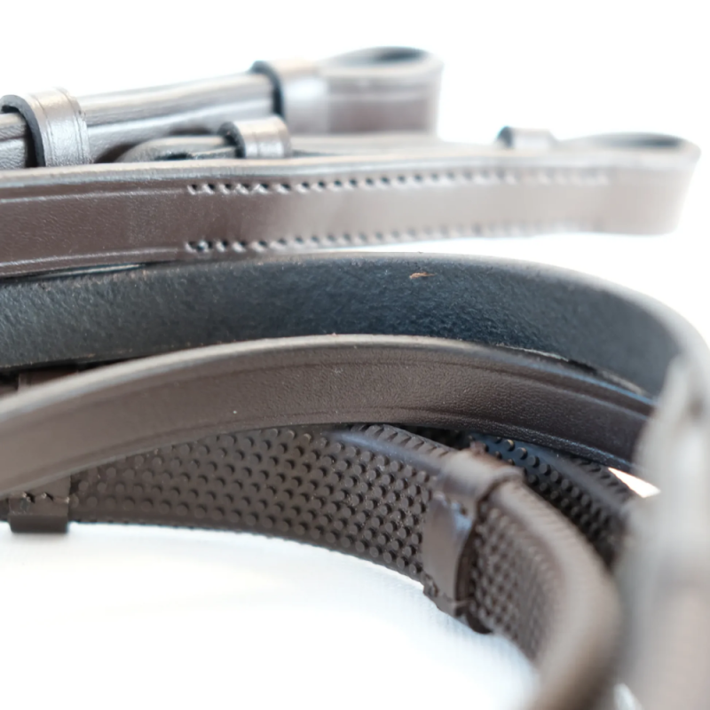 Rubber reins with small grips and stops - T de T | Mors & More