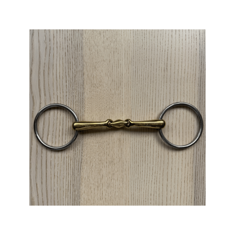 Mors-2-anneaux-anatomique-double-brisure-Level -d'occasion-Stübben-mors-and-more