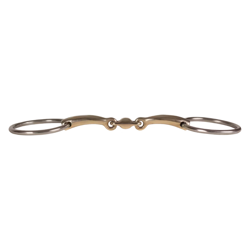 Mors 2 anneaux double brisure cuivre - Velari