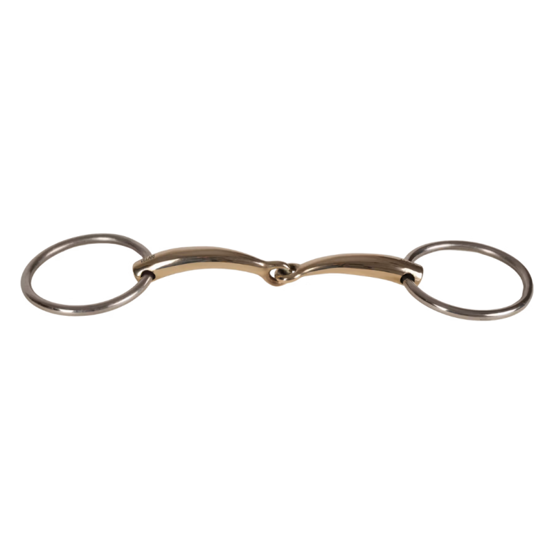 Copper Snaffle single Jointed Loose Ring - Velari
