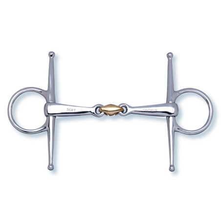 2 in 1 Full Cheek Snaffle double jointed - Stübben | Mors & More