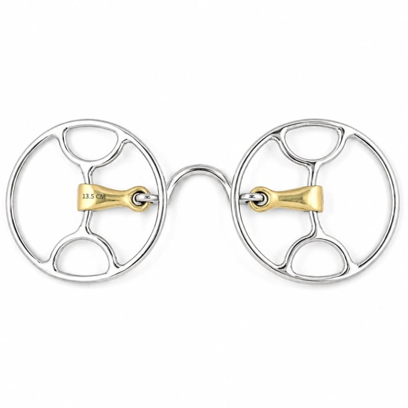 Mors Swivel double brisure avec passage de langue Jump'in