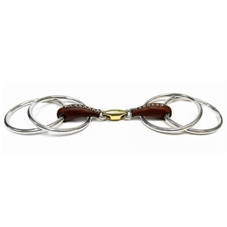 Wilson French mouth bit with leather - Jump'in | Mors & More