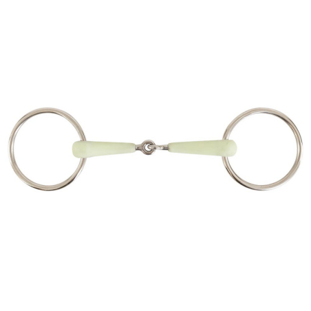 Single Jointed Loose Ring Snaffle Apple Mouth - BR | Mors & More