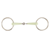 Mors 2 anneaux filet de bride simple brisure résine pomme - BR | Mors & More