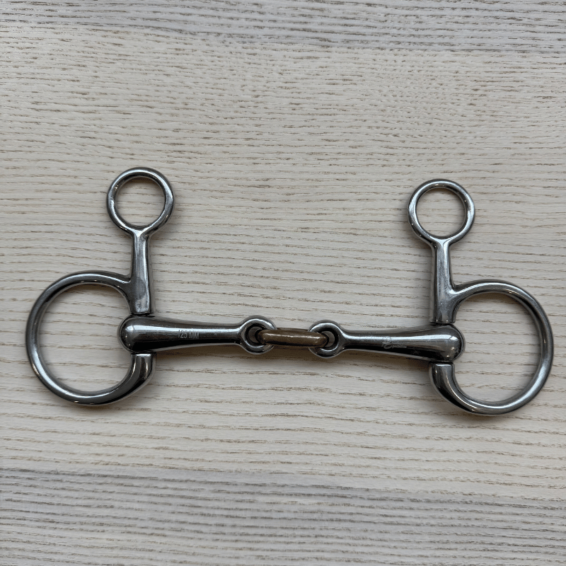 Drop Cheek double jointed bit thin used - Privilège Equitation| Mors & More