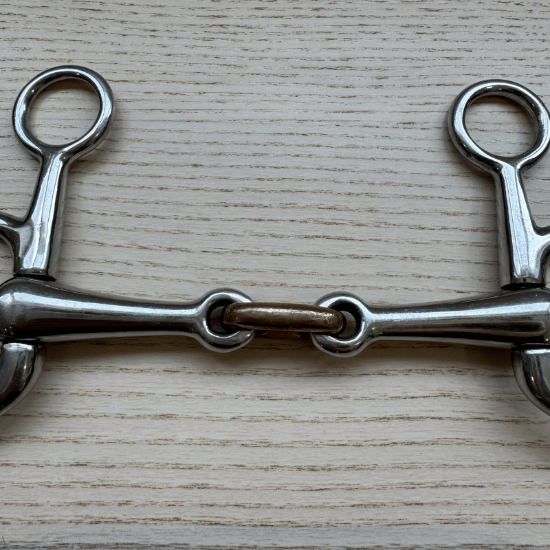 Drop Cheek double jointed bit thin used - Privilège Equitation| Mors & More