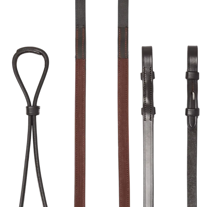 Rênes doublées hunter grip - Lemieux | Mors & More