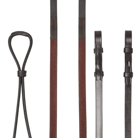 Rênes doublées hunter grip - Lemieux | Mors & More