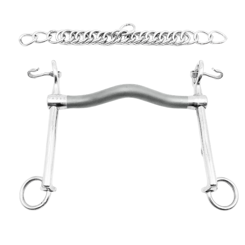 Mors de bride Sebastian sweet iron avec passage de langue - Fager | M&M
