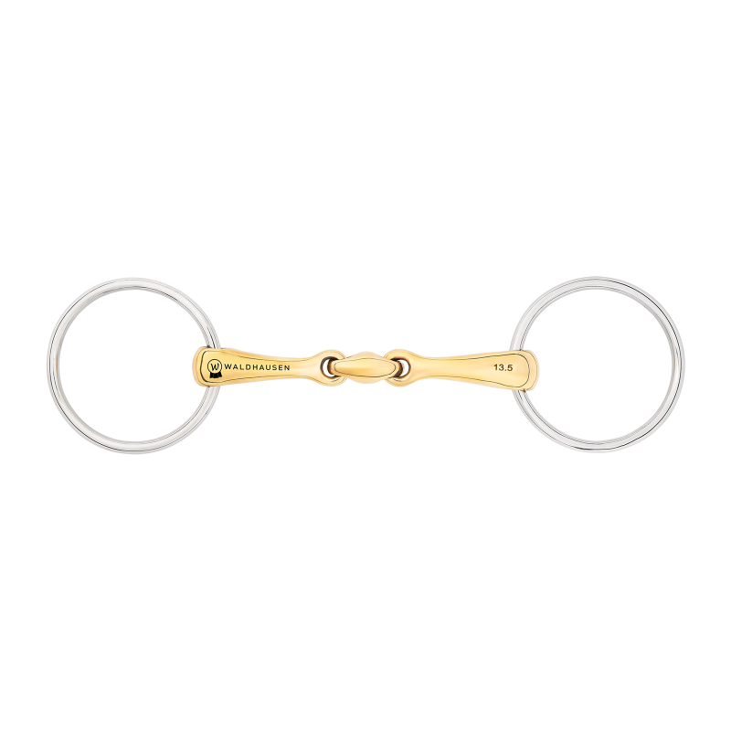 Cyprium Double-Jointed Snaffle bit - Waldhausen | Mors & More