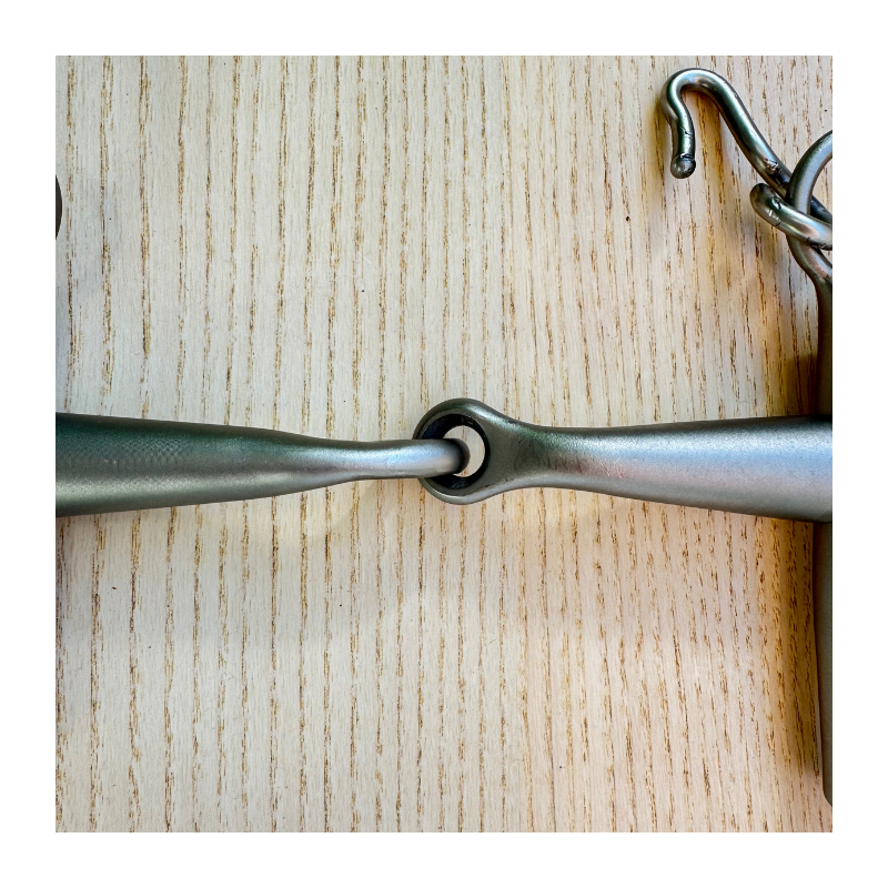 Pelham single jointed anatomic Titanium used- Lorenzini | Mors & More