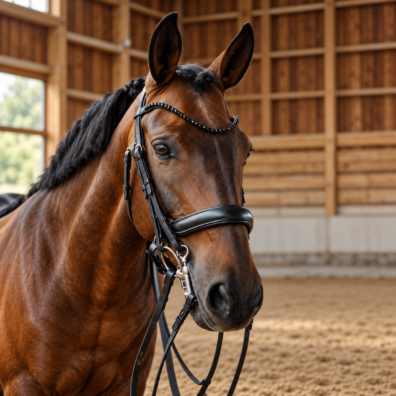 Onyx double bridle - Norton | Mors & More