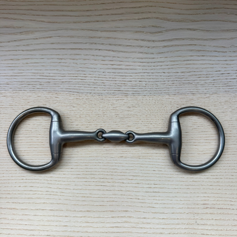 Double-Jointed Eggbutt Snaffle Bit Used - Lorenzini