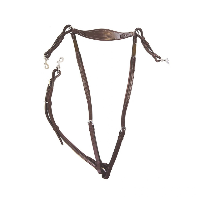 Collier de chasse à pont avec martingale - Antarès | Mors & More