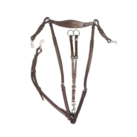 Collier de chasse à pont avec martingale - Antarès | Mors & More