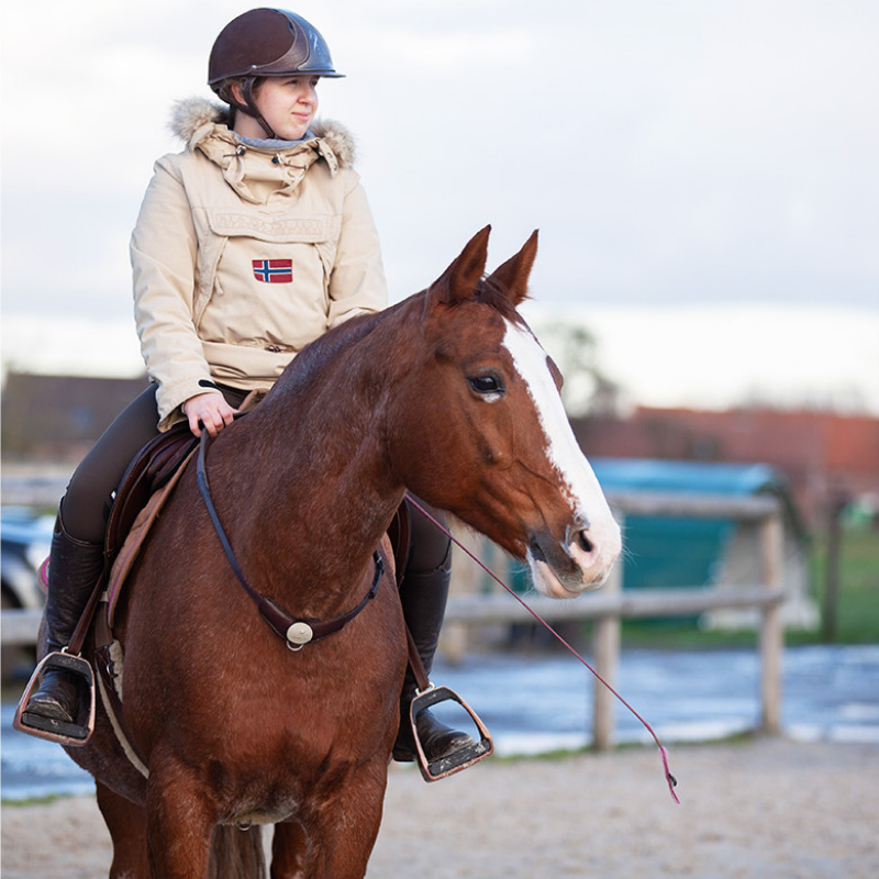 Leather Neck strap Liberty - In Horse We Trust | Mors & More