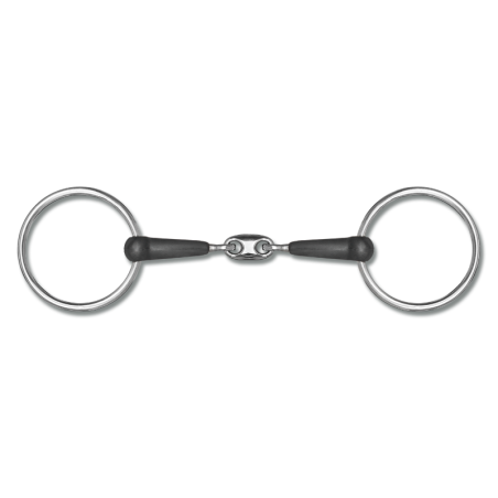 Mors 2 anneaux double brisure caoutchouc Waldhausen | M&M