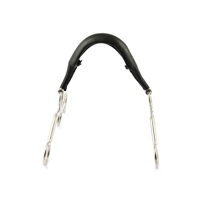 Hackamore with hard noseband and long shanks