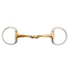 Double Jointed Eggbutt Snaffle Slightly Curved Soft Contact