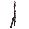 Double Bridle Cheek Pieces - New English Dy'on