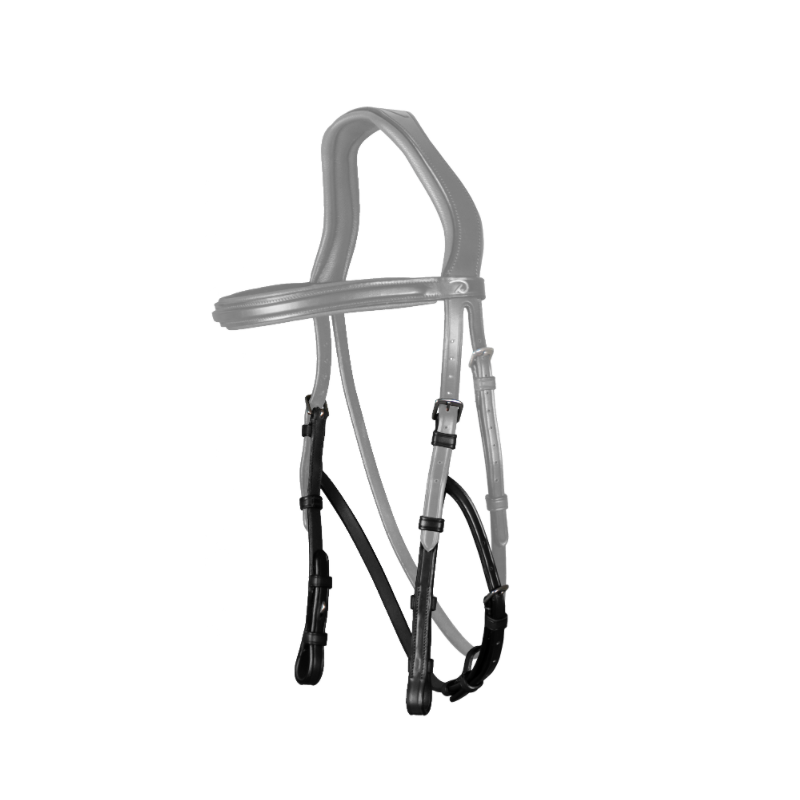 Hackamore Cheek Pieces - New English Dy'on