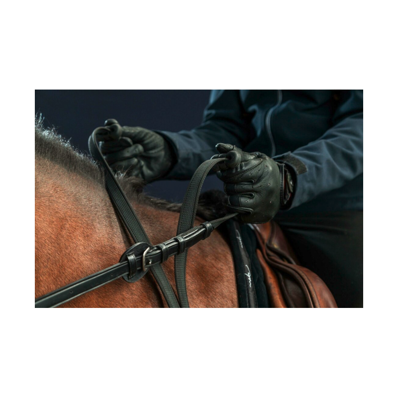 Agjustables grip reins with one stopper - New English Dy'on