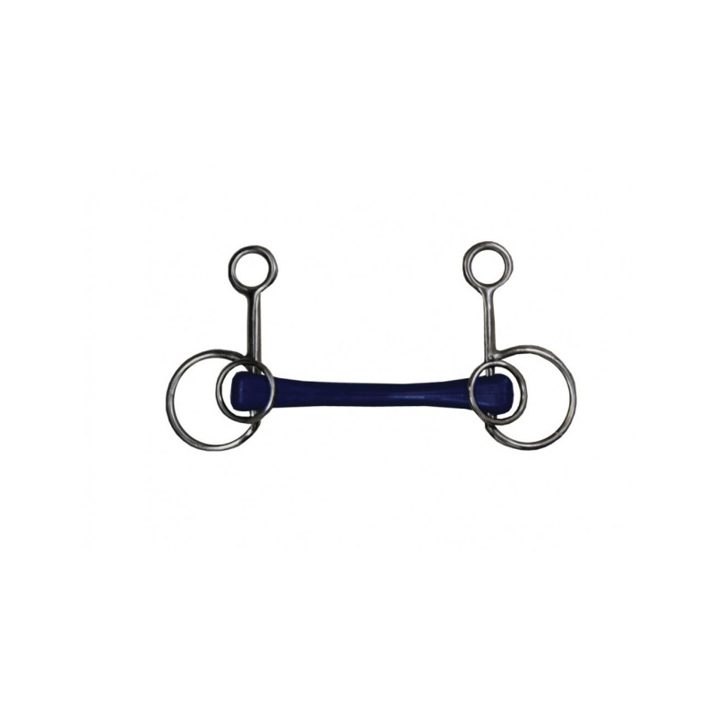 Baucher flexible straight rubber but