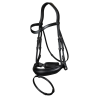 Matte Large Crank Noseband Bridle with Flash - Dressage Dy'on