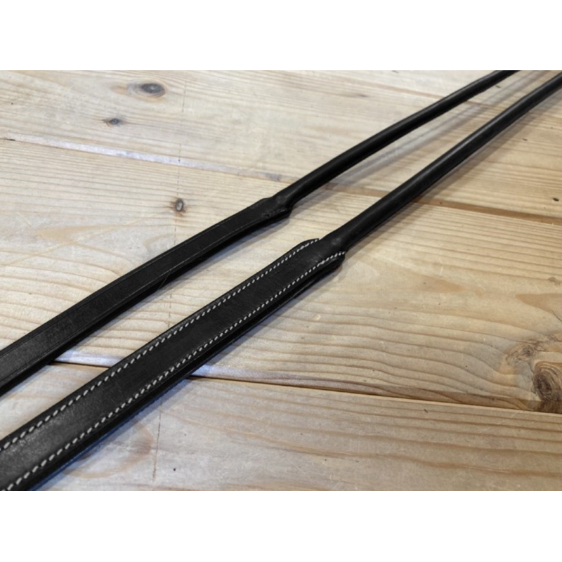 Double Bridle Patent Leather Reins Jump'in
