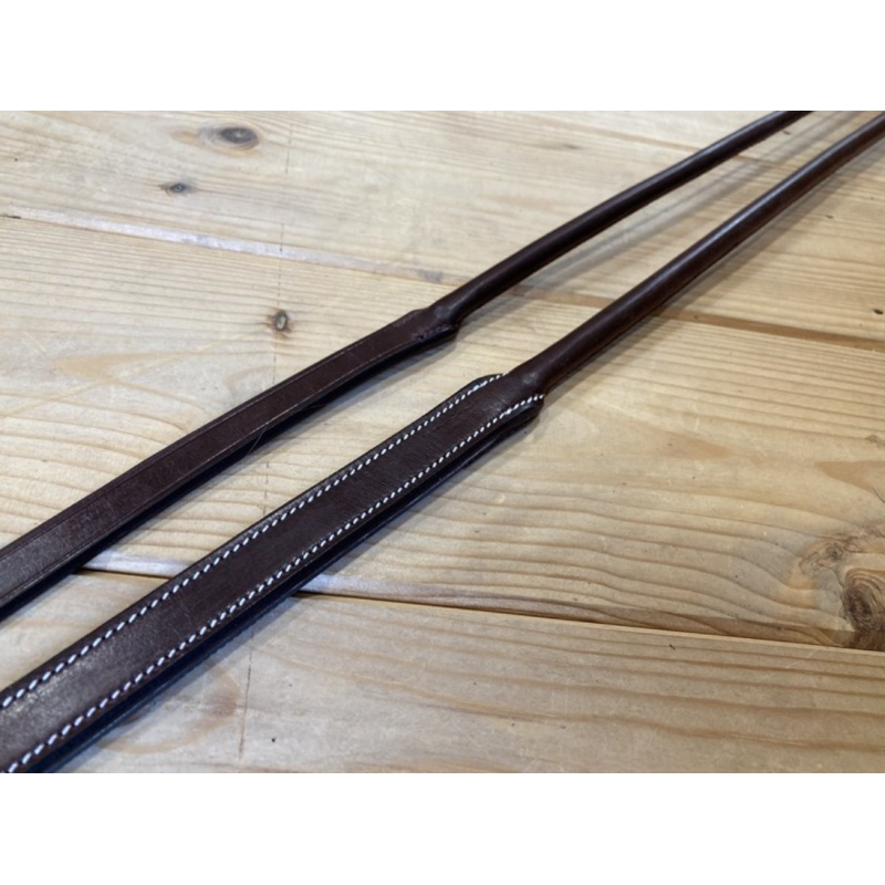 Double Bridle Patent Leather Reins Jump'in