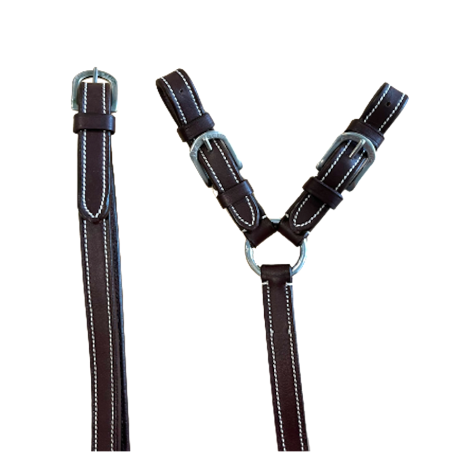 Reins with Ring Bit Loops - Flags and Cup